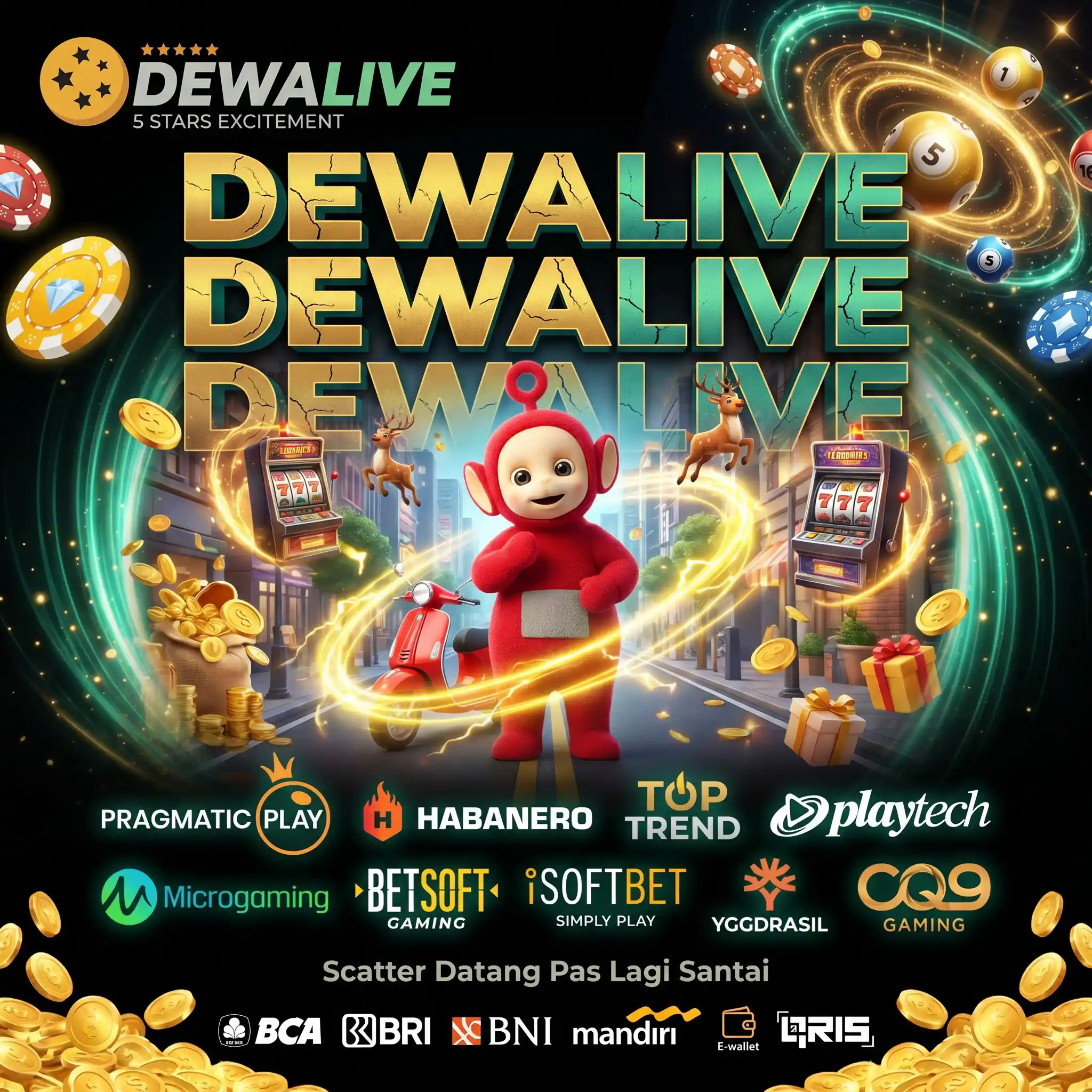 DewaLive | Scatter Datang Pas Lagi Santai, Asik Langsung Wd Pake Dana
